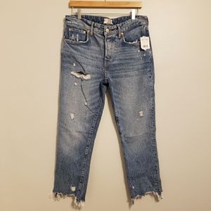 COPY - Free People "We The Free" Distressed Cropp…